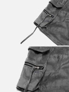 Aelfric Eden Solid Zip Up Big Pocket Shorts sold by Aelfric Eden