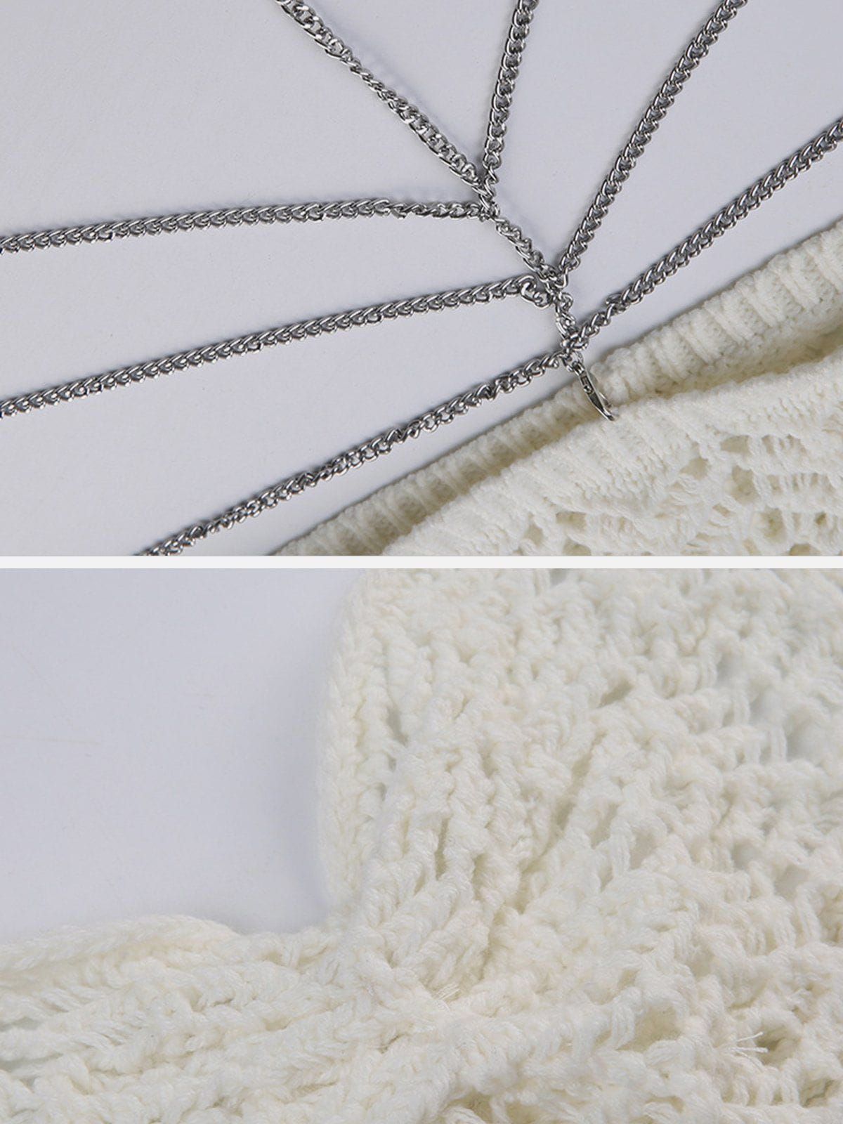 Skeleton Metal Chain Camis Top sold by Aelfric Eden product image thumbnail 3