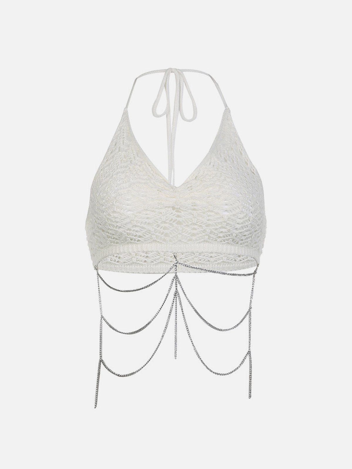 Skeleton Metal Chain Camis Top sold by Aelfric Eden