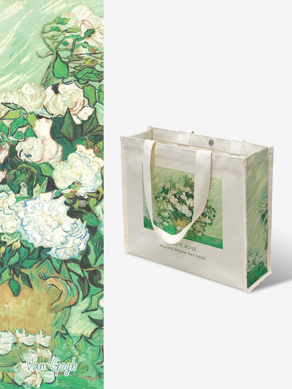 Large Van Gogh Canvas Tote Bag sold by Aelfric Eden product image thumbnail 2