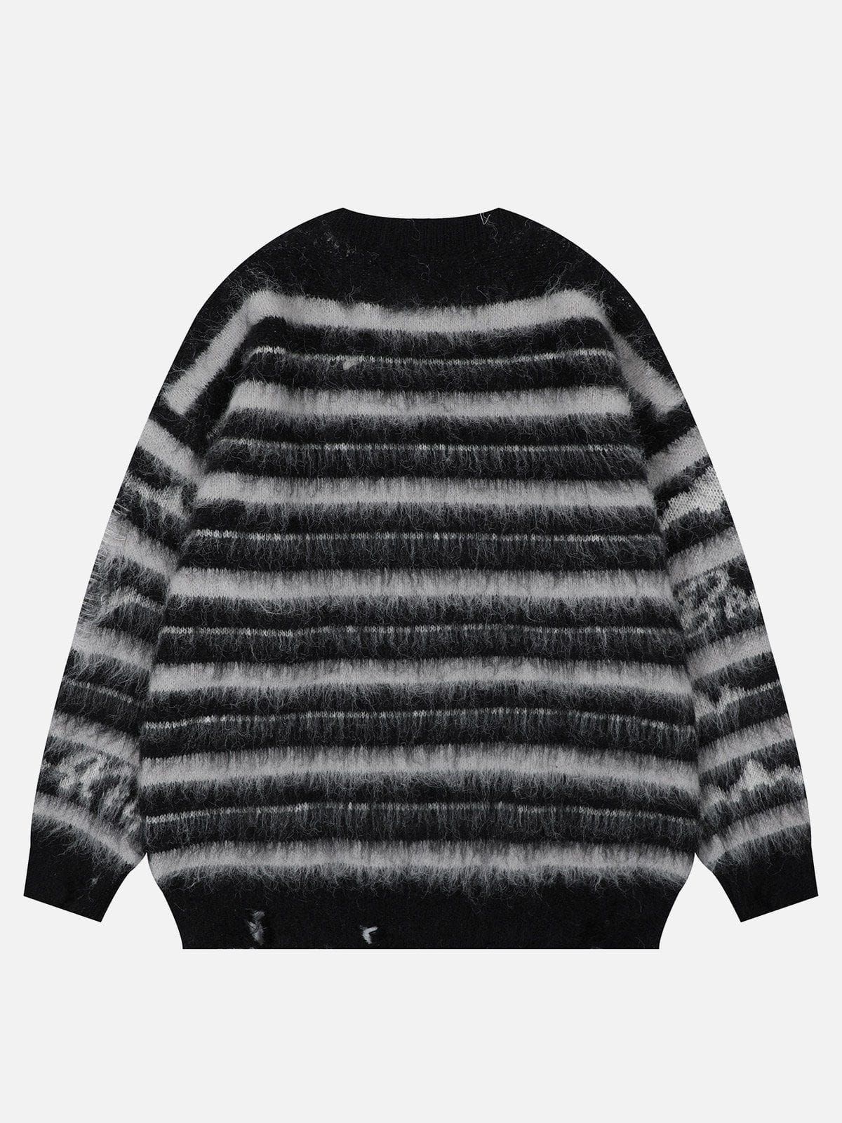 Aelfric Eden Striped Distressed Sweater sold by Aelfric Eden product image thumbnail 4