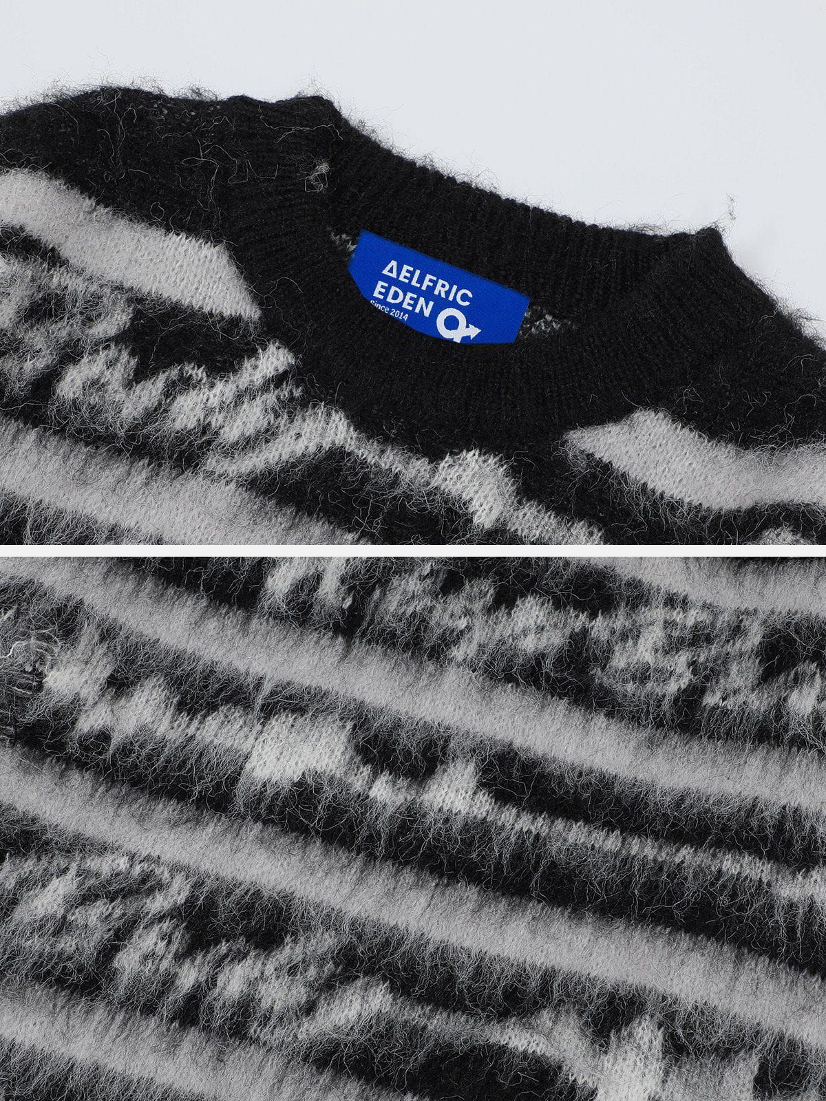 Aelfric Eden Striped Distressed Sweater sold by Aelfric Eden product image thumbnail 5