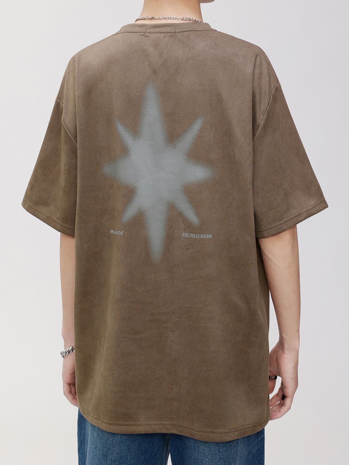 Aelfric Eden Star Pattern Suede Tee sold by Aelfric Eden product image thumbnail 2