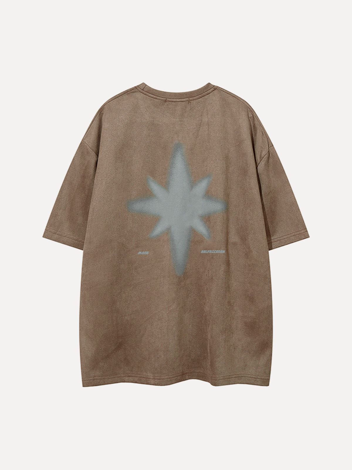 Aelfric Eden Star Pattern Suede Tee sold by Aelfric Eden product image thumbnail 5