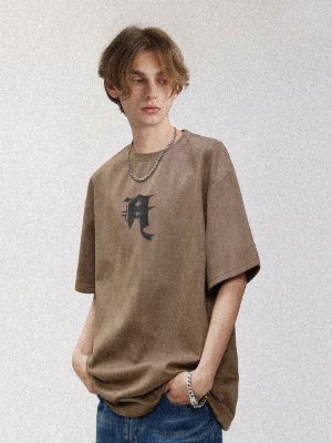 Aelfric Eden Star Pattern Suede Tee sold by Aelfric Eden