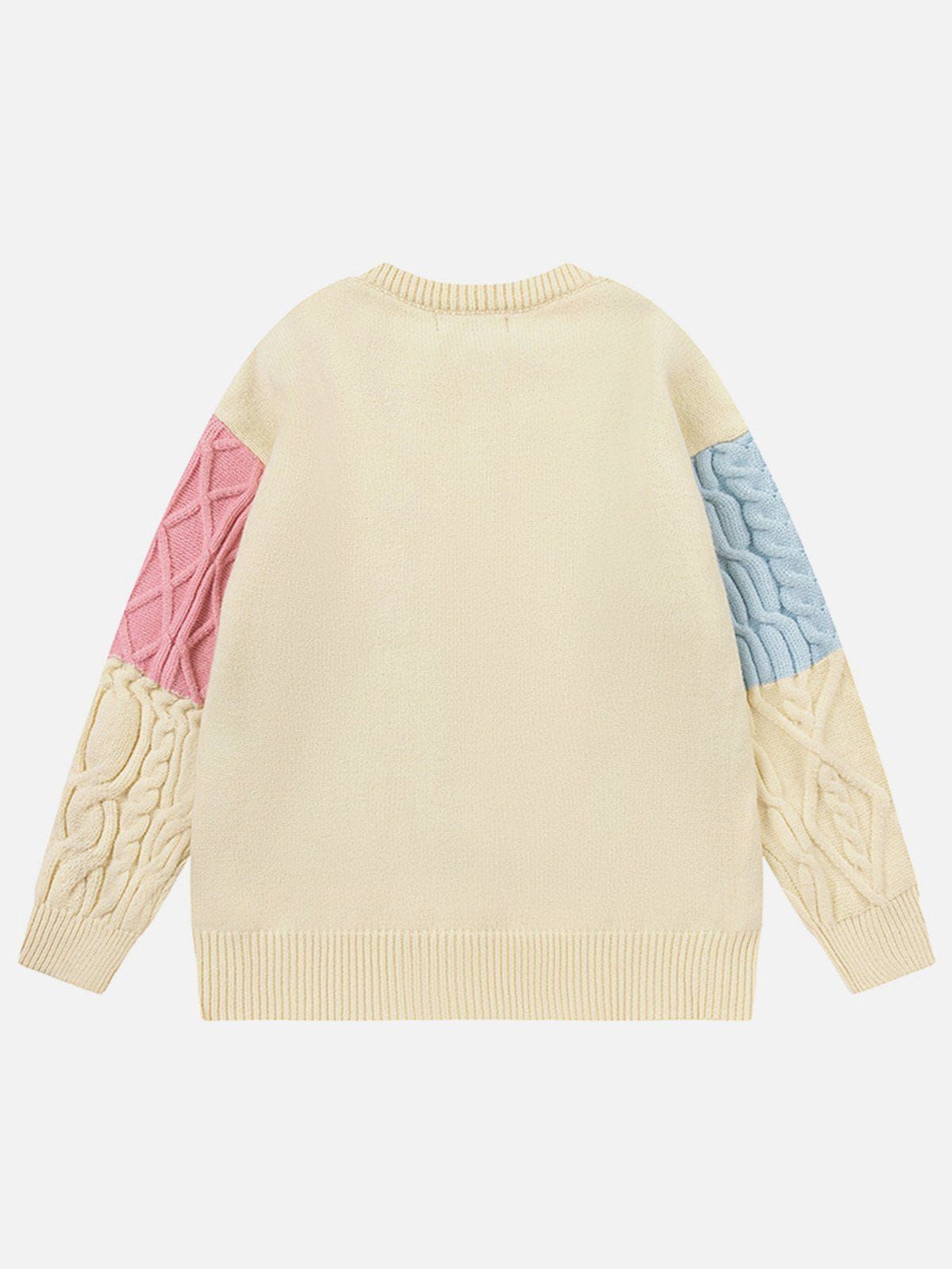 Aelfric Eden Block Patchwork Sweater sold by Aelfric Eden product image thumbnail 5