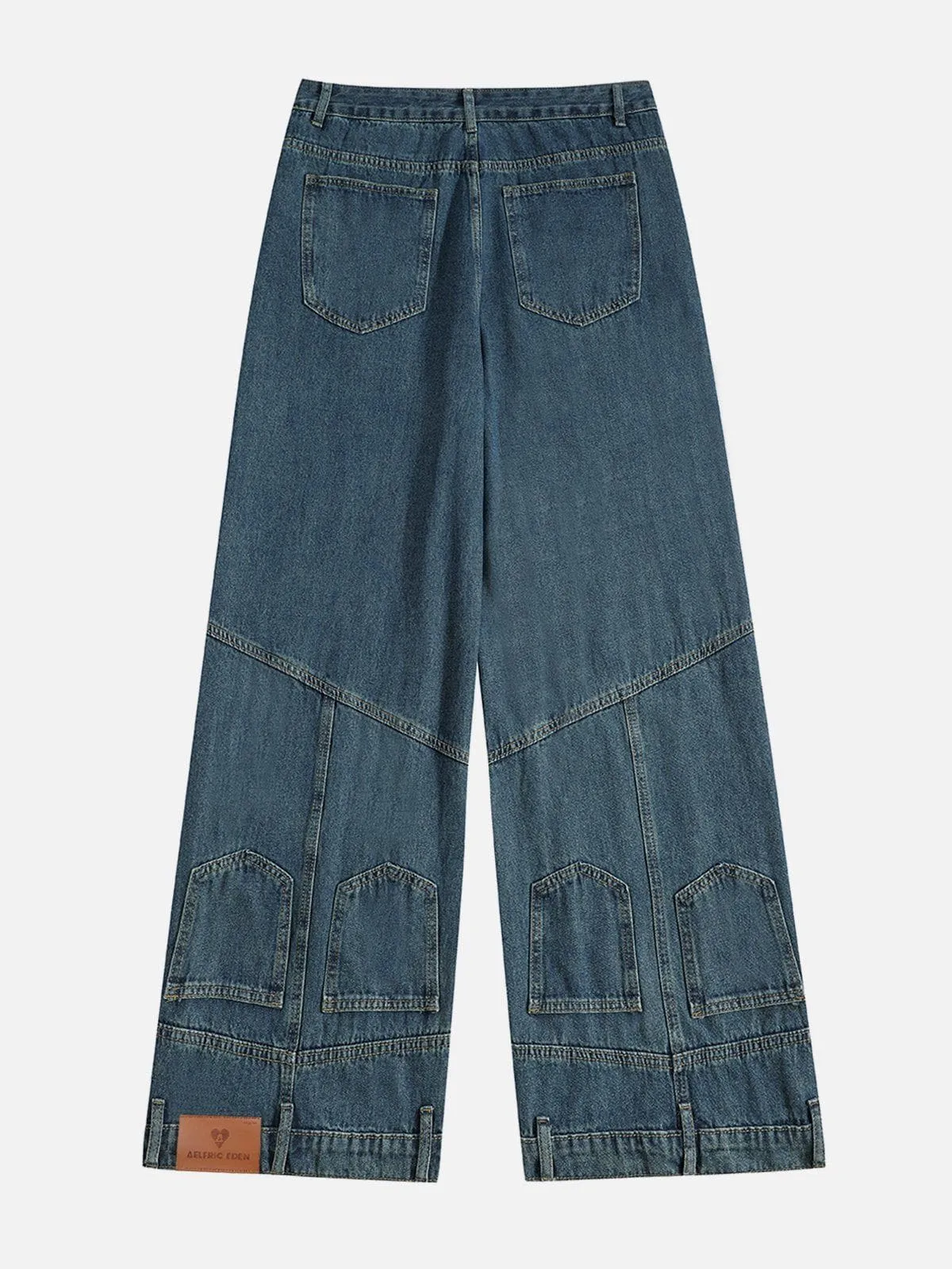 Aelfric Eden Reverse Patchwork Jeans sold by Aelfric Eden product image thumbnail 4