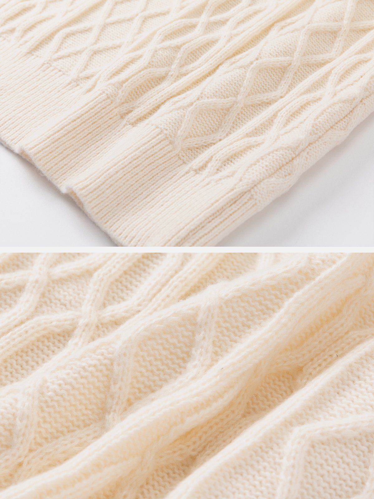 Aelfric Eden Patchwork Twist Knit Sweater sold by Aelfric Eden product image thumbnail 8