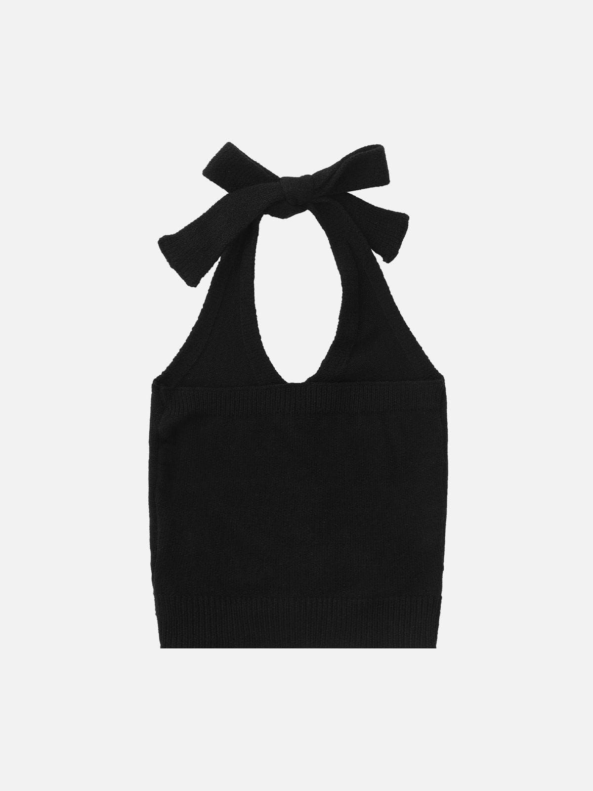 Solid Embroidered Patch Sweater Cami Top sold by Aelfric Eden product image thumbnail 7