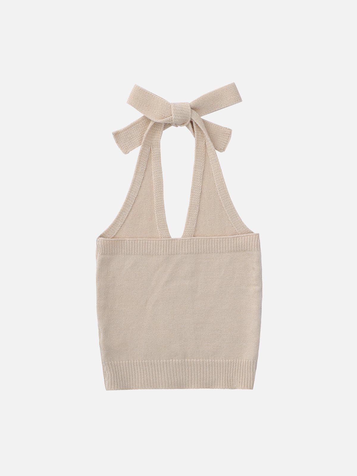 Solid Embroidered Patch Sweater Cami Top sold by Aelfric Eden product image thumbnail 4