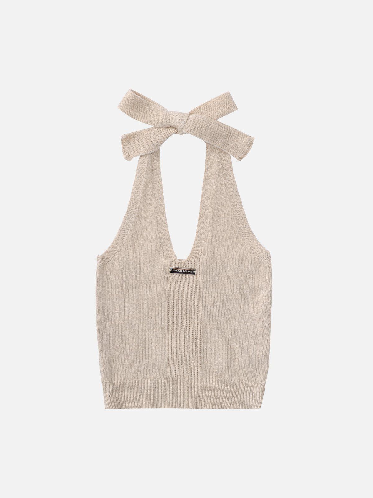 Solid Embroidered Patch Sweater Cami Top sold by Aelfric Eden