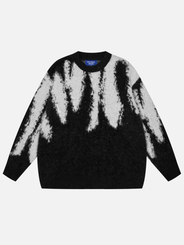 Aelfric Eden Irregular Color Blocking Sweater sold by Aelfric Eden