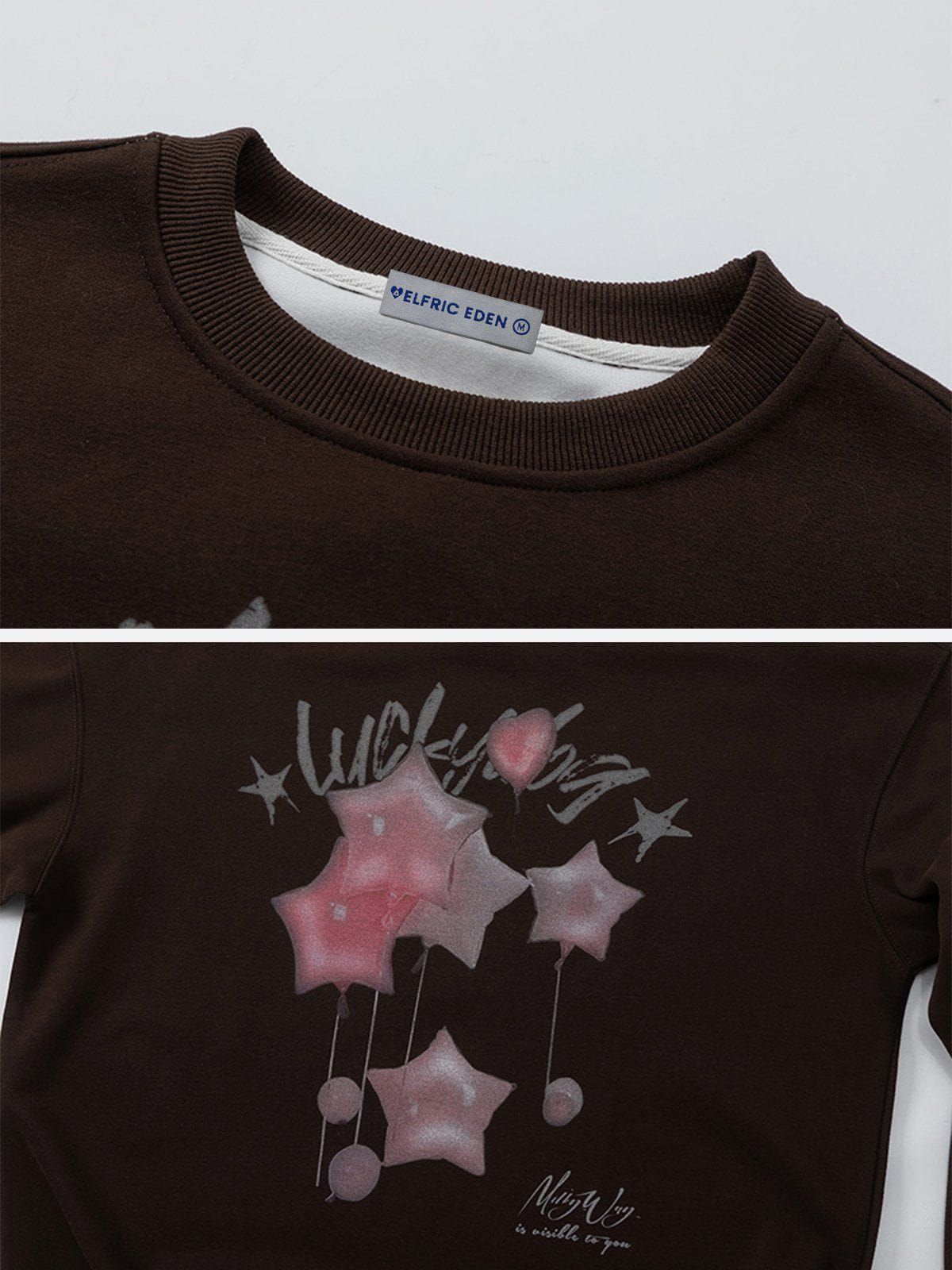 Aelfric Eden Star Balloon Print Sweatshirt sold by Aelfric Eden product image thumbnail 4