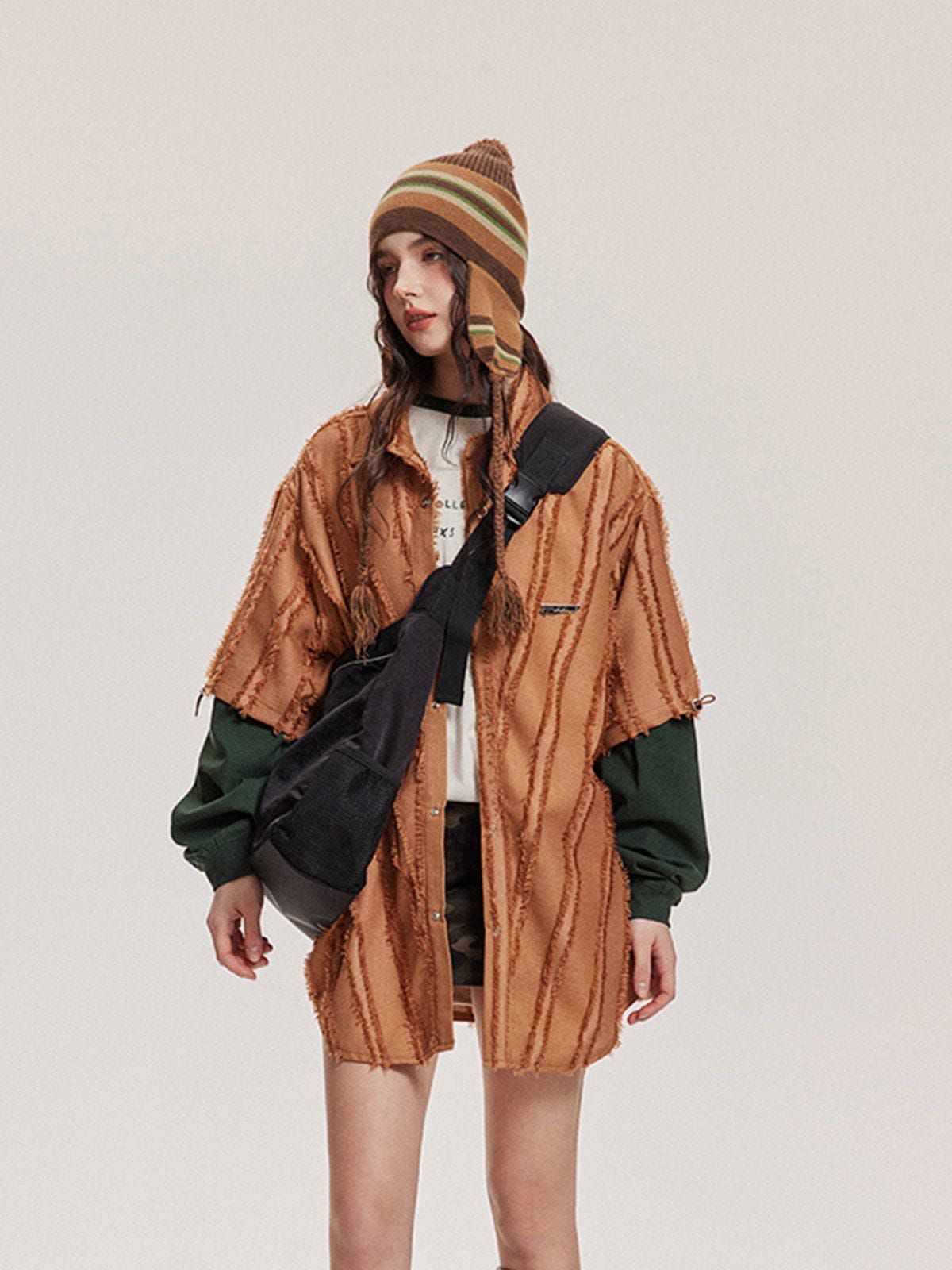 Aelfric Eden Twill Raw Short Sleeve Shirts sold by Aelfric Eden product image thumbnail 3