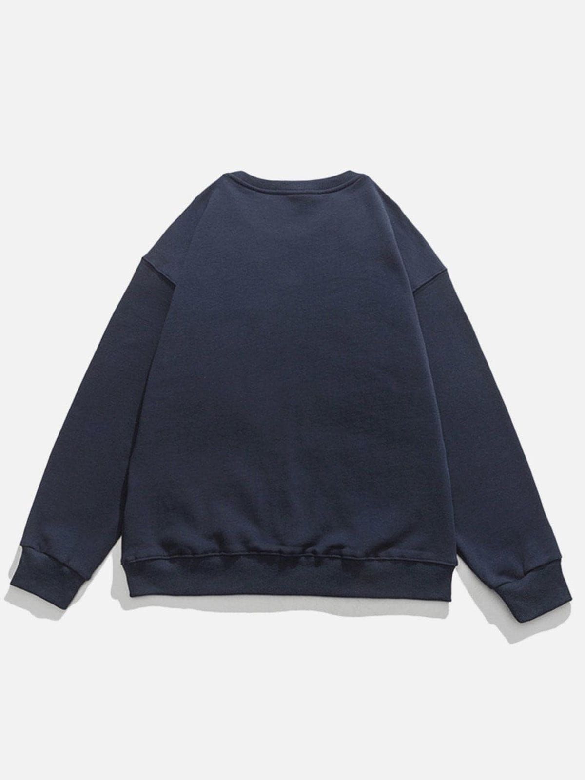 Embroidered Patchwork Sweatshirt sold by Aelfric Eden product image thumbnail 2