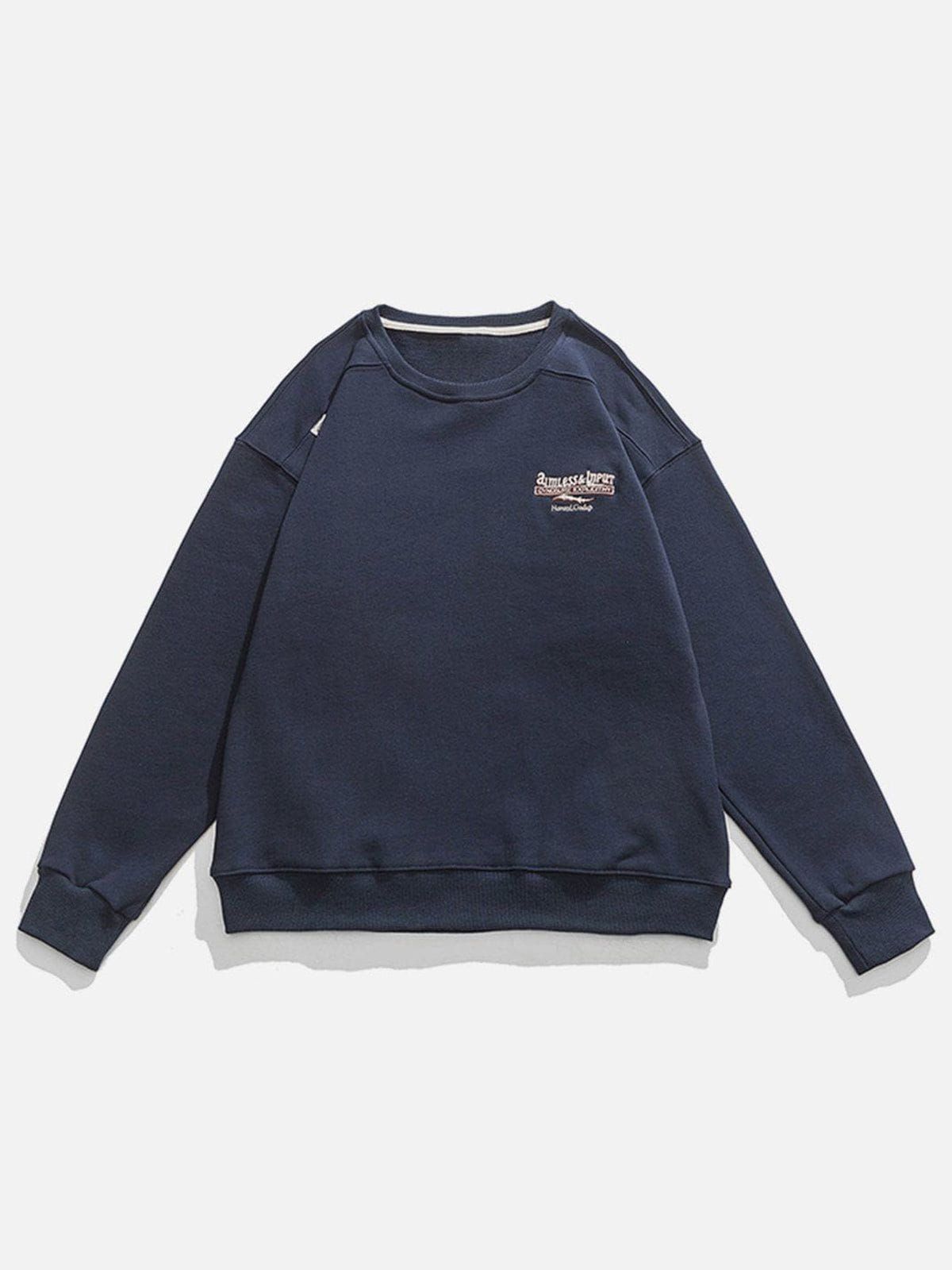 Embroidered Patchwork Sweatshirt sold by Aelfric Eden