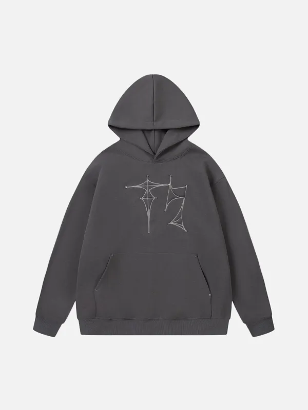 Aelfric Eden Rivet Line Graphic Hoodie sold by Aelfric Eden