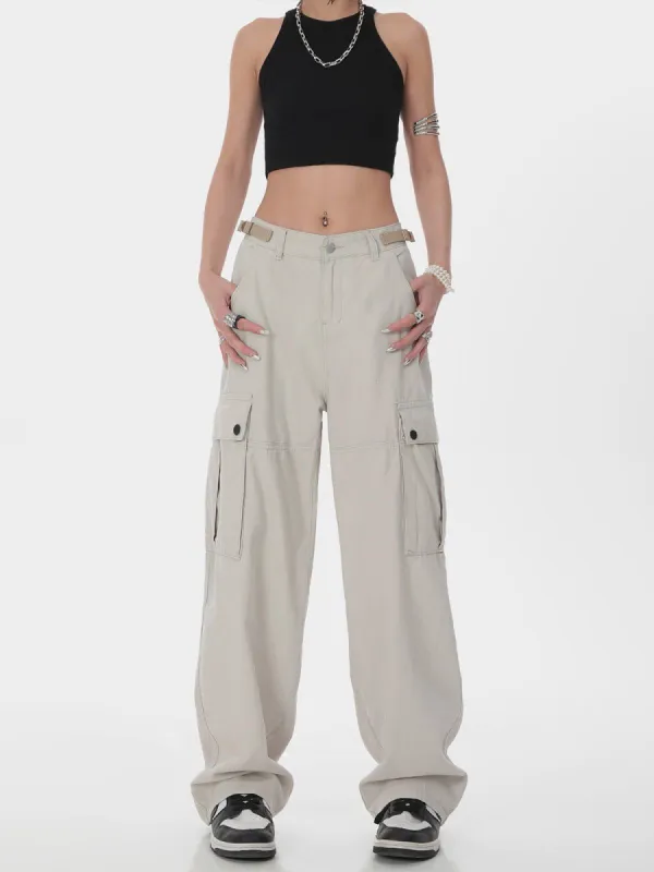 AEL Hip Hop Straight Cargo Pants sold by Aelfric Eden