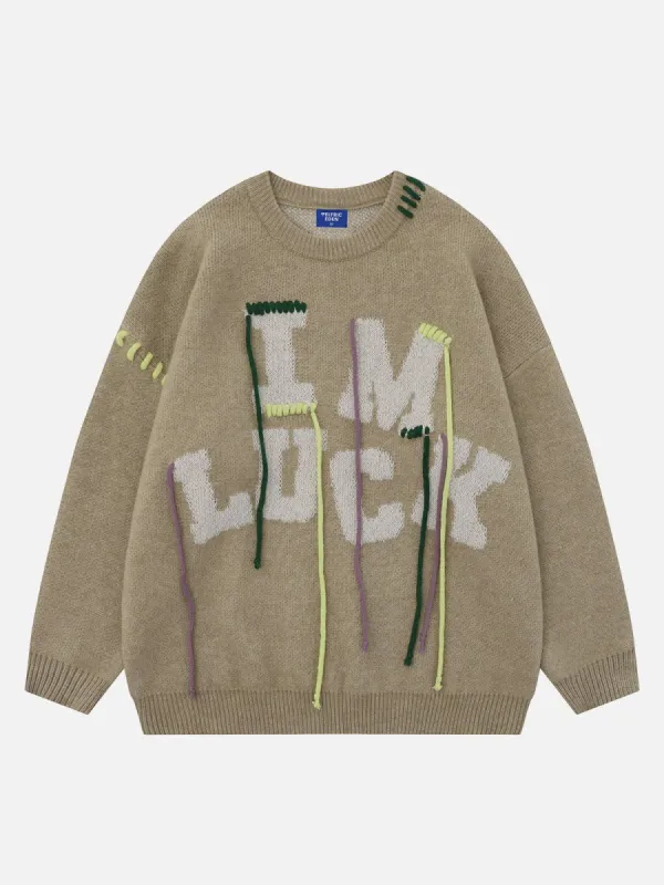 Aelfric Eden Fun Slogan Street Style Sweater sold by Aelfric Eden