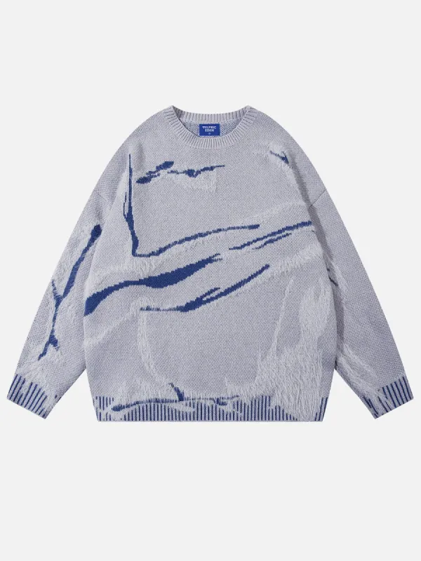 Aelfric Eden Abstract Color Block Sweater sold by Aelfric Eden