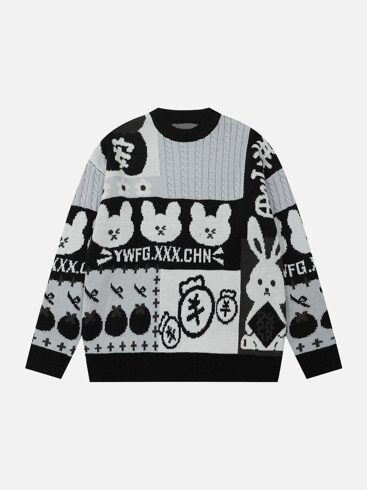 Aelfric Eden Cartoon Embroidery Sweater sold by Aelfric Eden product image thumbnail 4
