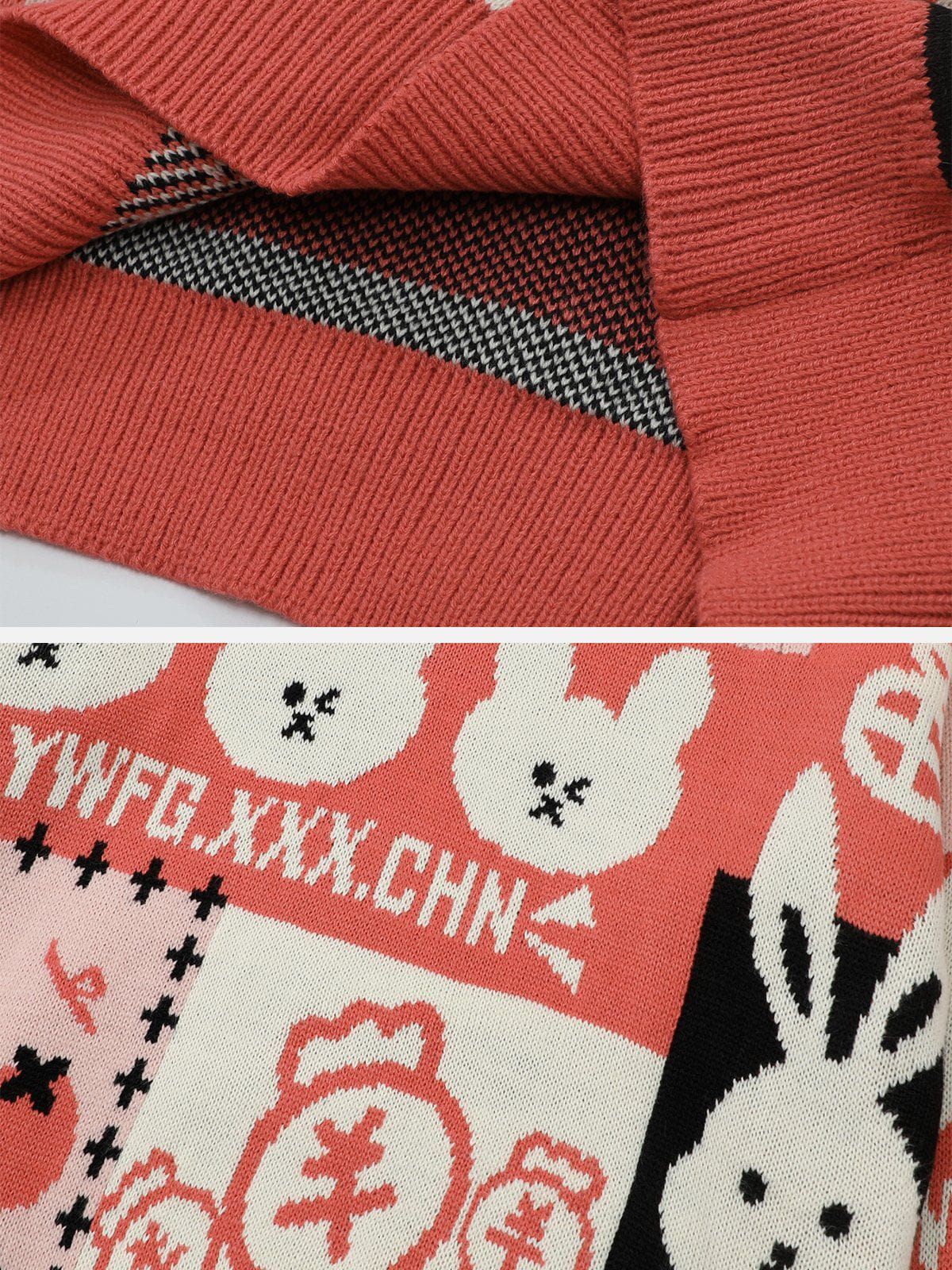 Aelfric Eden Cartoon Embroidery Sweater sold by Aelfric Eden product image thumbnail 6