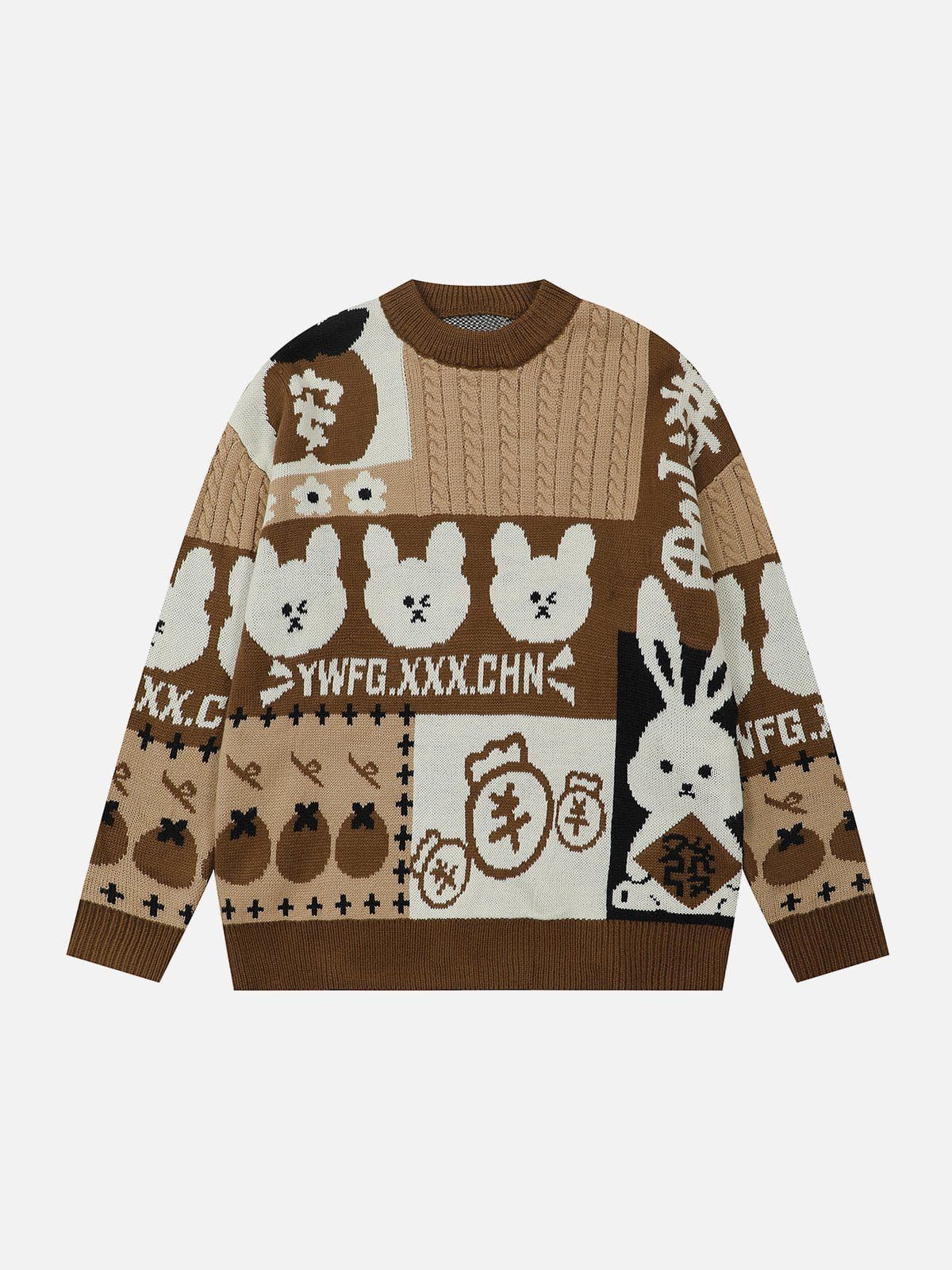Aelfric Eden Cartoon Embroidery Sweater sold by Aelfric Eden product image thumbnail 3