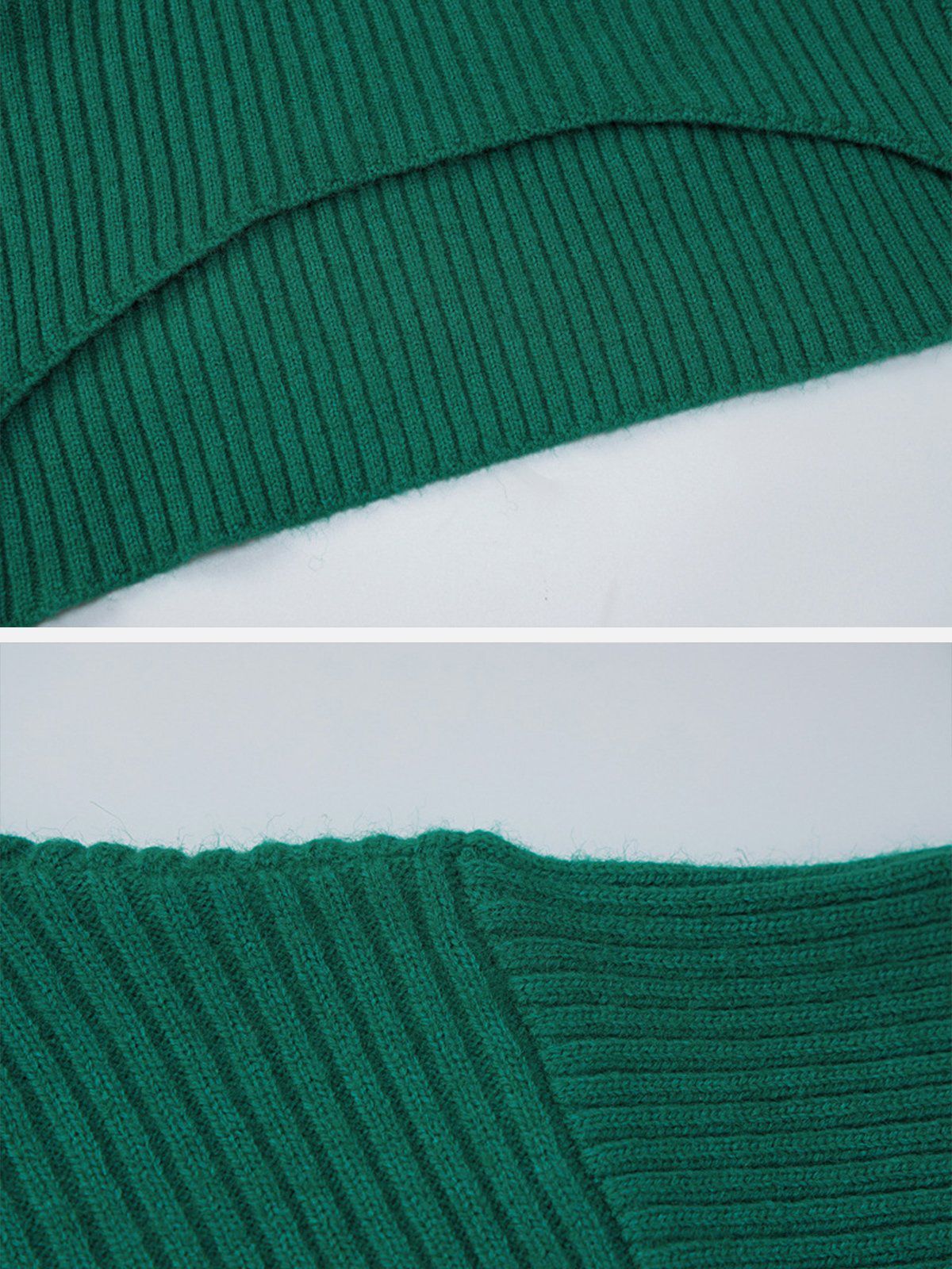 Short Cropped Navel High Neck Sweater sold by Aelfric Eden product image thumbnail 4