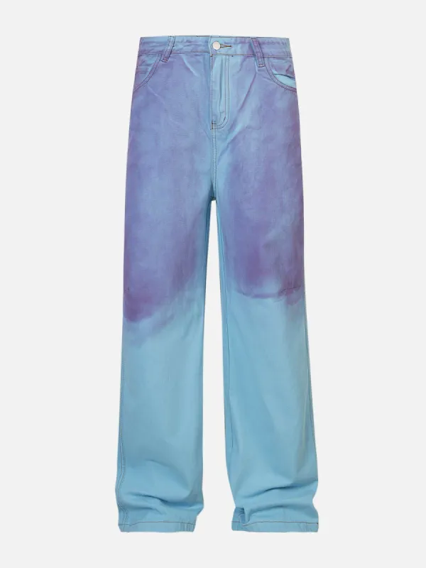 Aelfric Eden Blue Purple Loose Jeans sold by Aelfric Eden