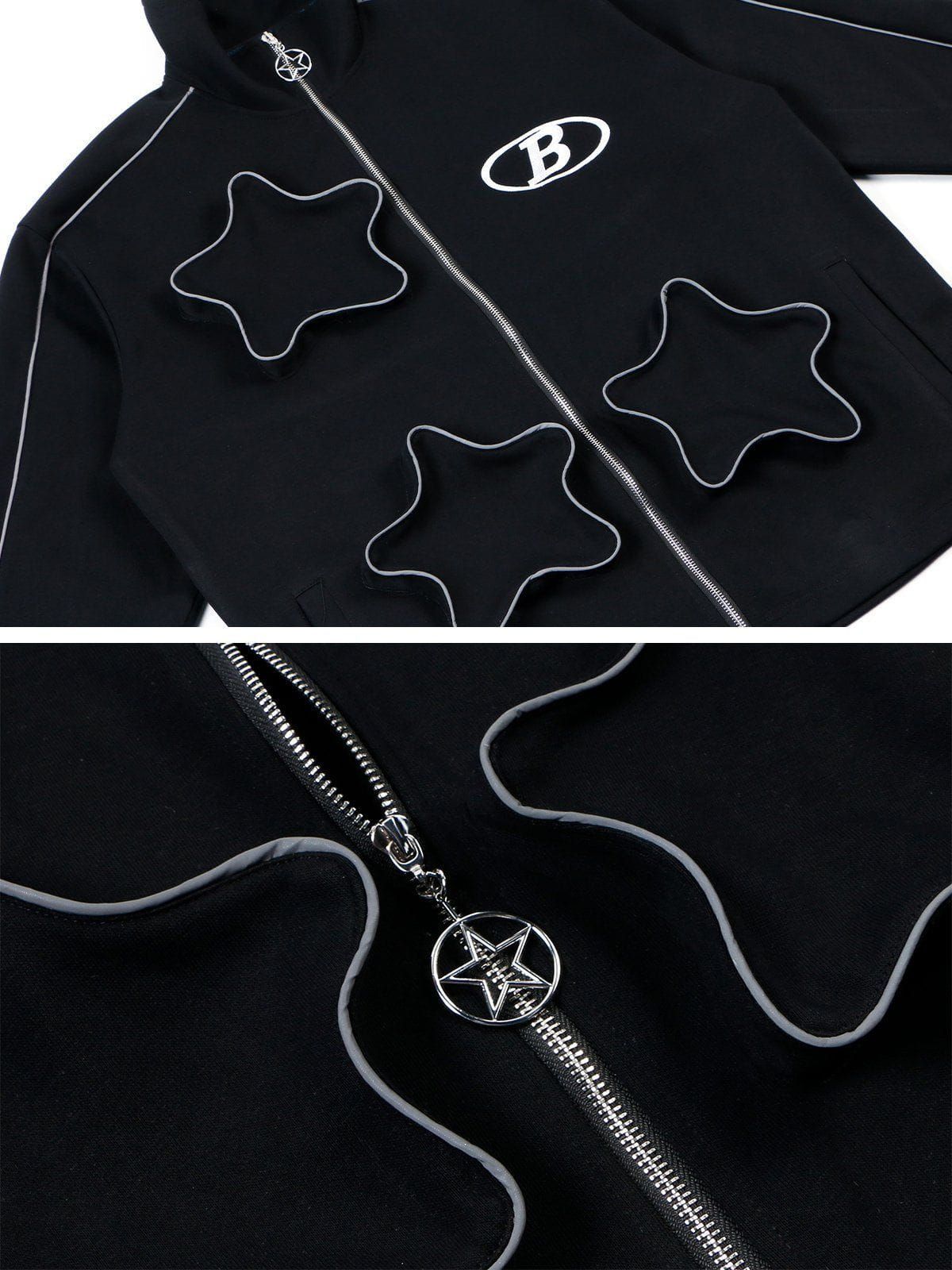 Aelfric Eden Reflective 3D Star Jacket sold by Aelfric Eden product image thumbnail 4