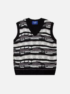Aelfric Eden Irregular Jacquard Sweater Vest sold by Aelfric Eden
