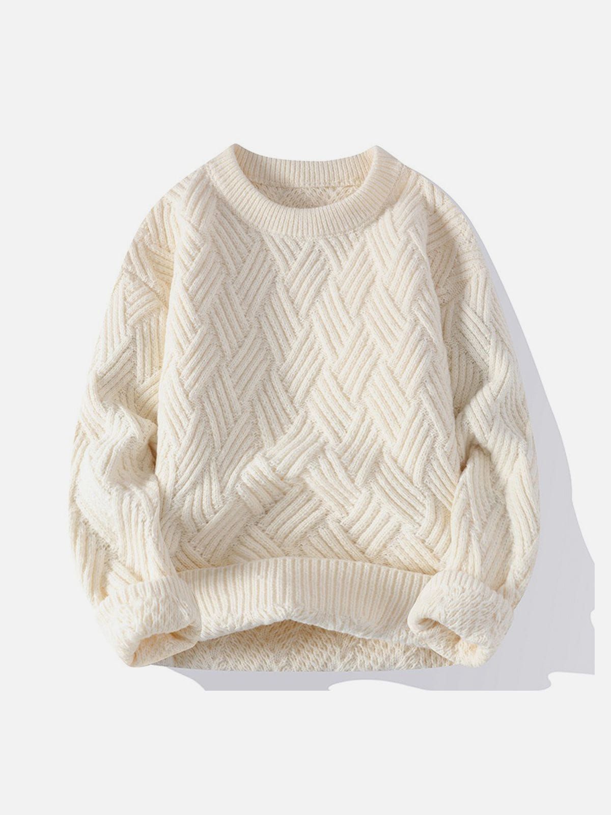 Aelfric Eden Solid Color Weave Cozy Sweater sold by Aelfric Eden