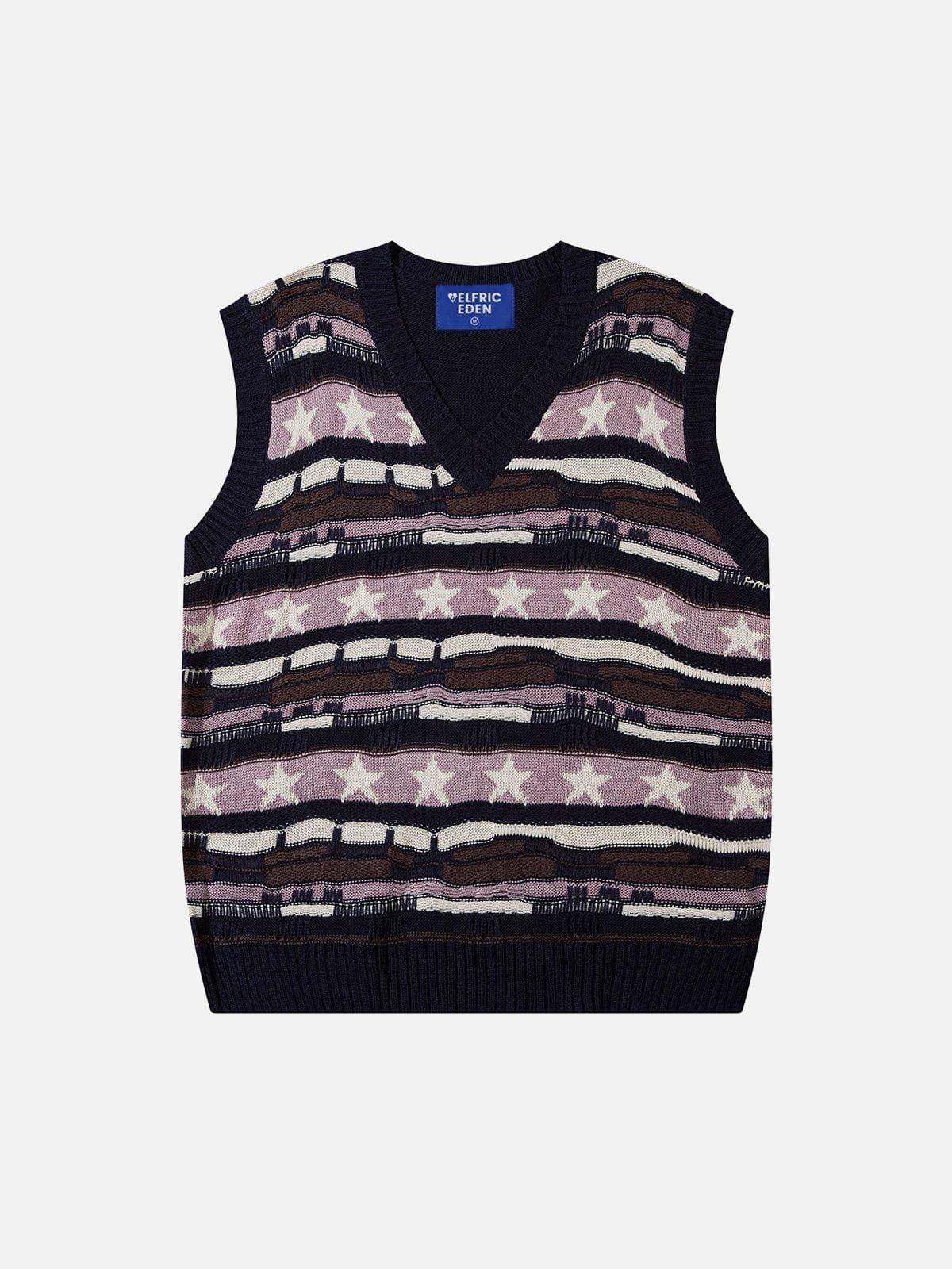 Aelfric Eden Irregular Jacquard Sweater Vest sold by Aelfric Eden