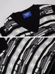Aelfric Eden Irregular Jacquard Sweater Vest sold by Aelfric Eden