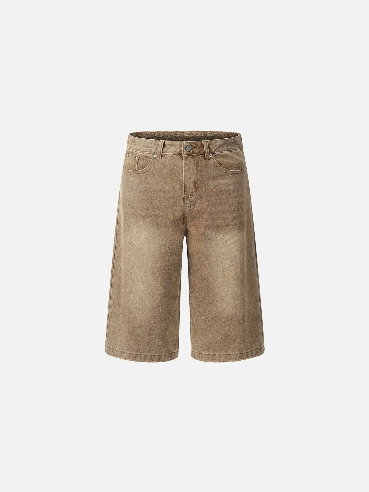Aelfric Eden Brown Washed Longline Jorts sold by Aelfric Eden