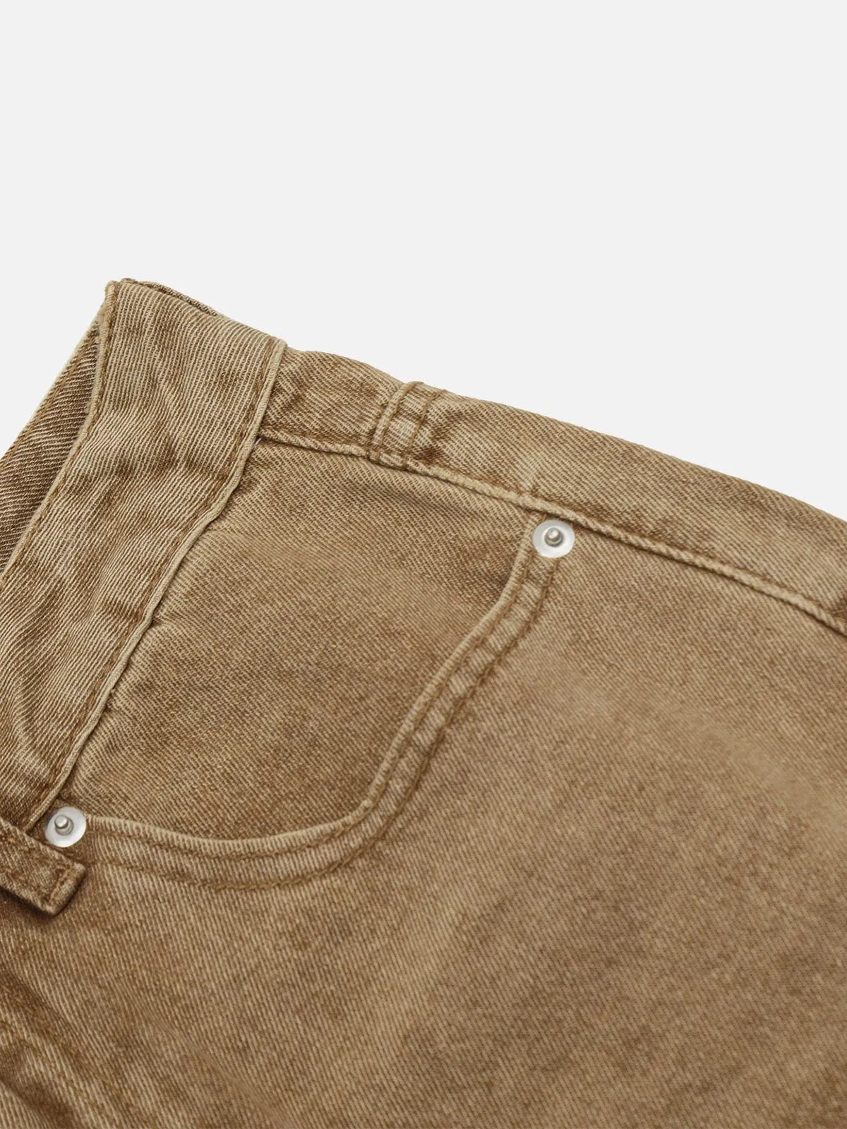 Aelfric Eden Brown Washed Longline Jorts sold by Aelfric Eden product image thumbnail 4