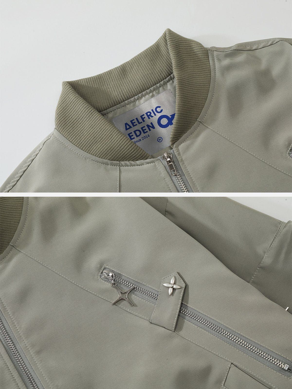 Aelfric Eden Wrinkle ZIP UP Bomber Jackets sold by Aelfric Eden product image thumbnail 4