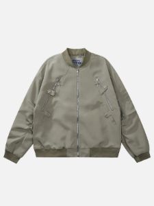 Aelfric Eden Wrinkle ZIP UP Bomber Jacket sold by Aelfric Eden