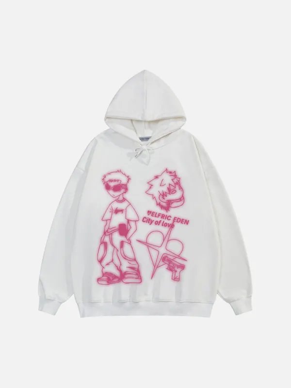 Aelfric Eden Cartoon Graphic Hoodie sold by Aelfric Eden