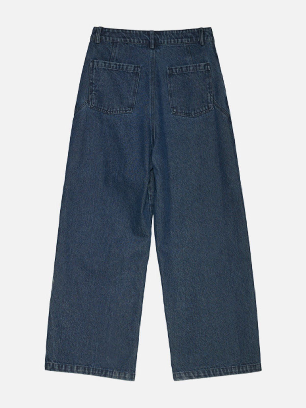 Irregular Cut Out Patchwork Jeans sold by Aelfric Eden product image thumbnail 2