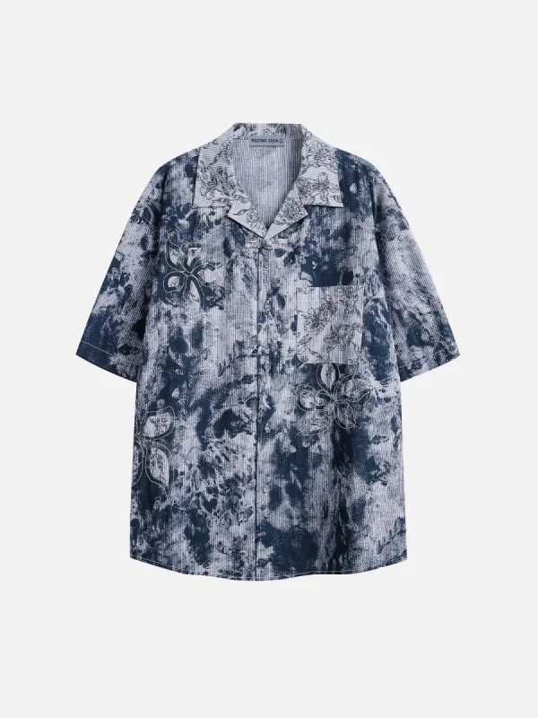 Aelfric Eden Full Print Flower Short Sleeve Shirt sold by Aelfric Eden
