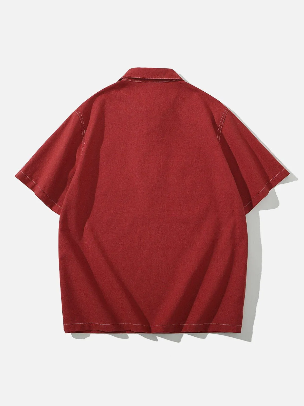 Aelfric Eden Line Patchwork Polo Tee sold by Aelfric Eden product image thumbnail 3