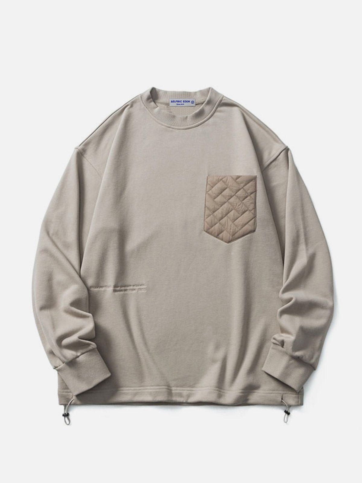 Aelfric Eden Patchwork Pockets Sweatshirt sold by Aelfric Eden