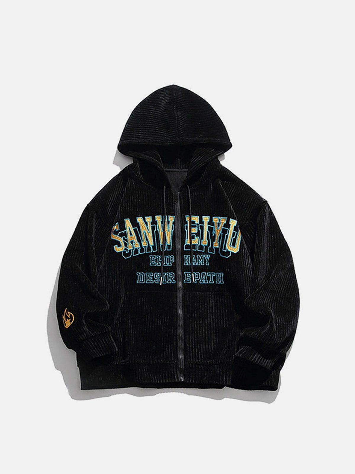 Aelfric Eden Embroidery 3D Letter Hoodie sold by Aelfric Eden product image thumbnail 4