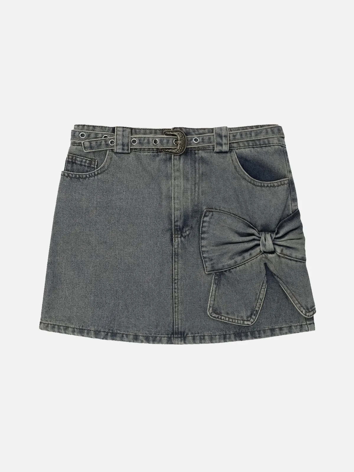 Aelfric Eden 3D Bow Washed Skirt sold by Aelfric Eden