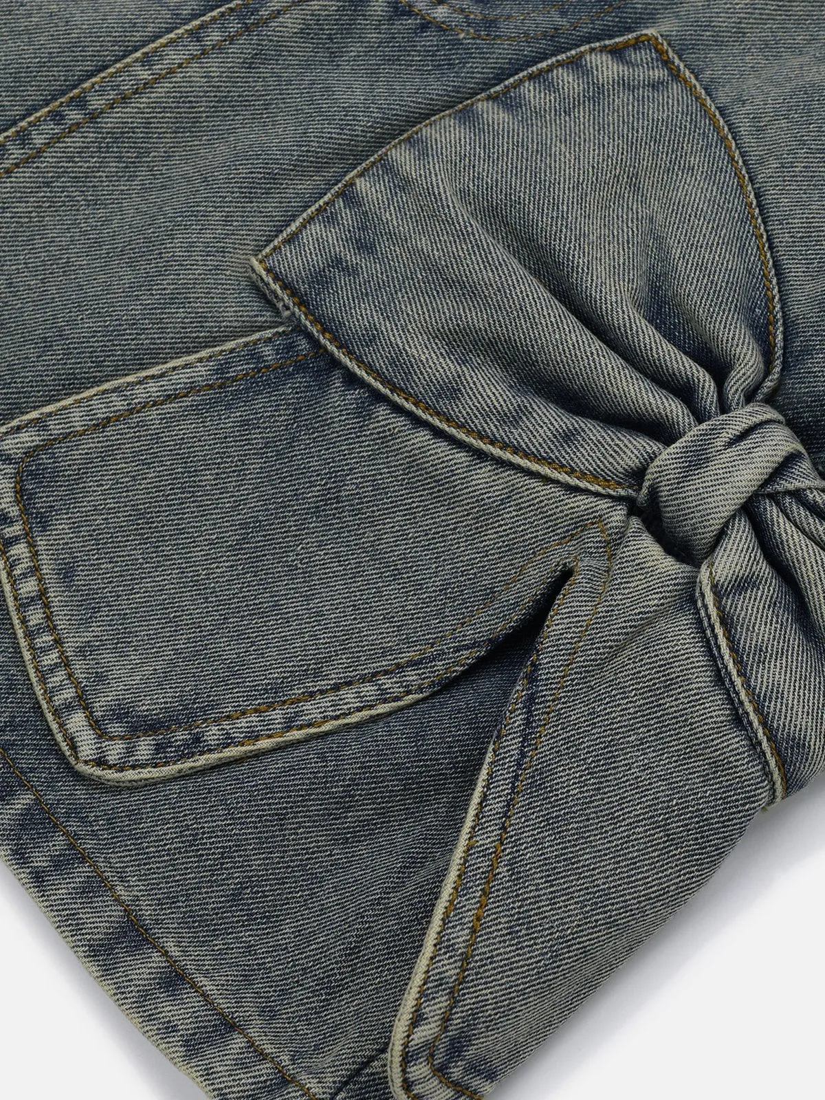 Aelfric Eden 3D Bow Washed Skirt sold by Aelfric Eden product image thumbnail 3