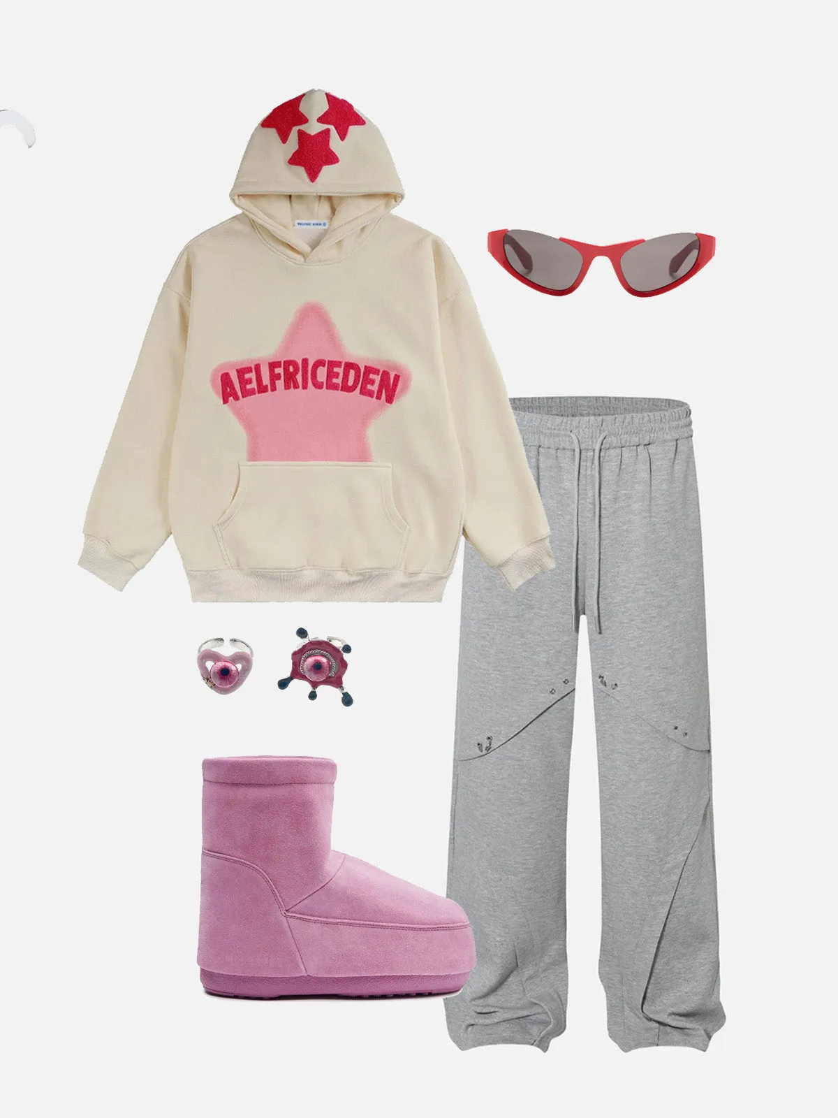 Aelfric Eden Rivet Decorative Sweatpants sold by Aelfric Eden product image thumbnail 2