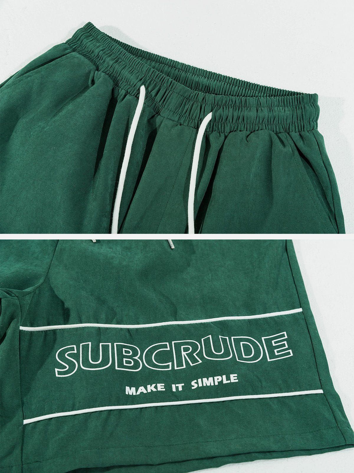 Aelfric Eden Letter Embroidered Shorts sold by Aelfric Eden product image thumbnail 5