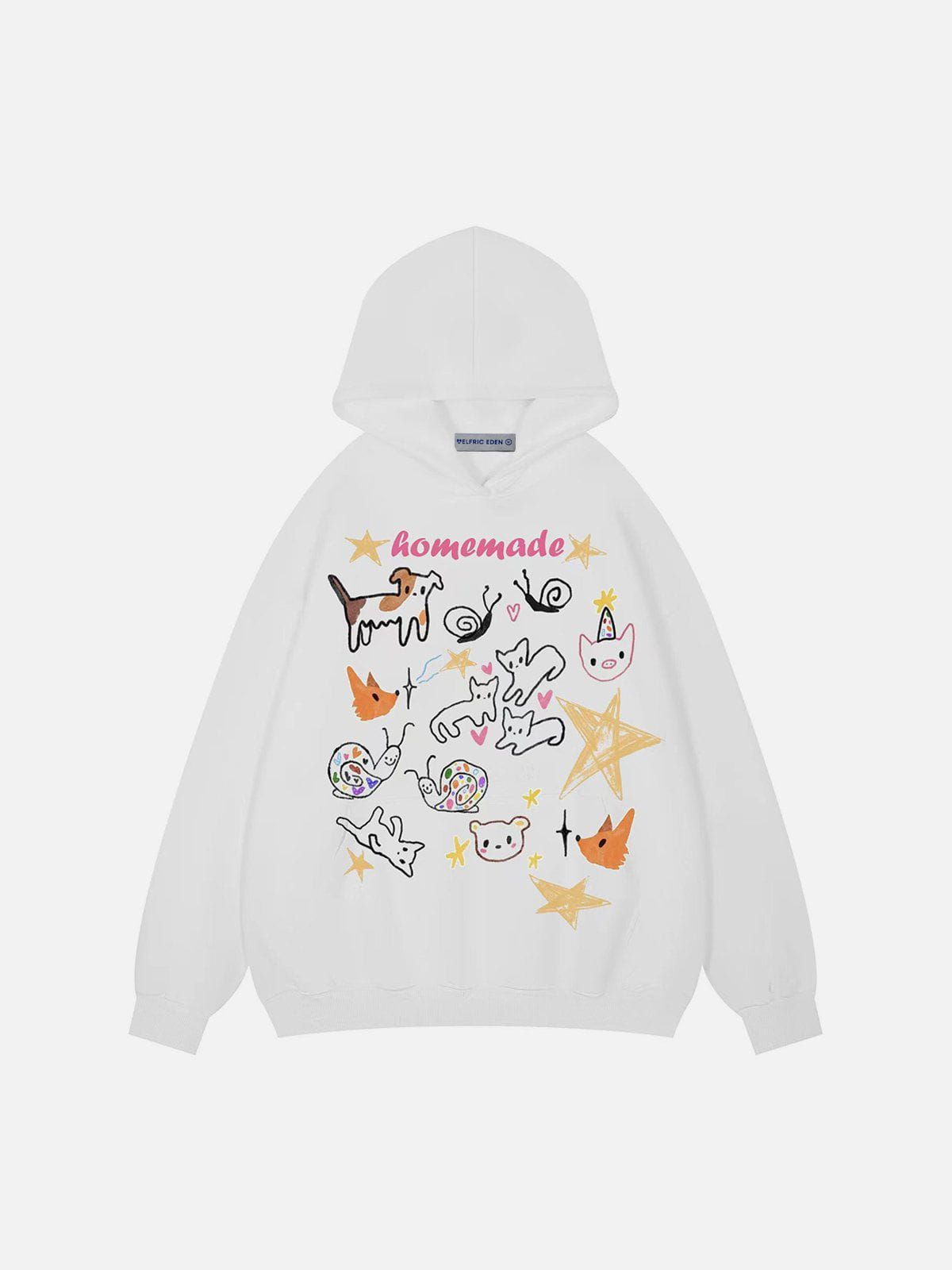 Aelfric Eden Cartoon Animal Print Hoodie sold by Aelfric Eden product image thumbnail 2