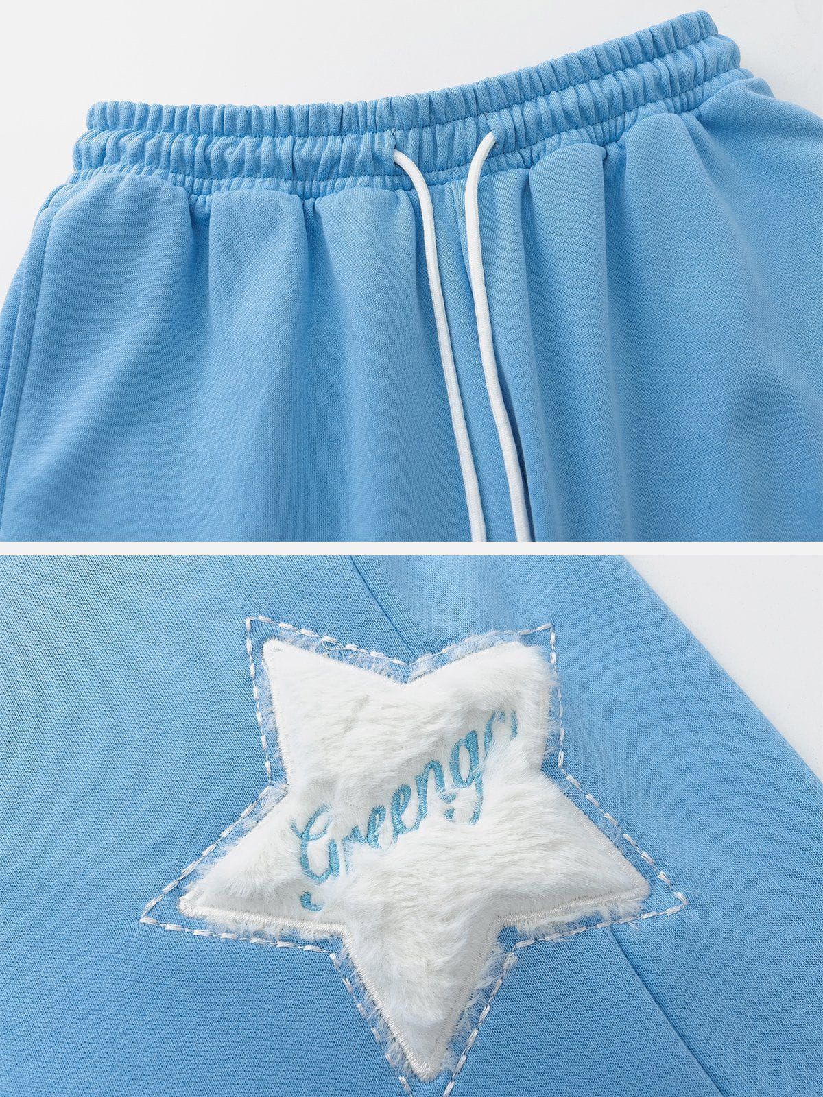 Aelfric Eden Star Flocking Embroidery Shorts sold by Aelfric Eden product image thumbnail 5